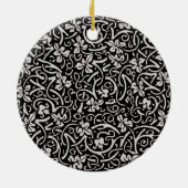 William Morris Grapevine Vine Leaf Pattern Keramikornament (Hinten)