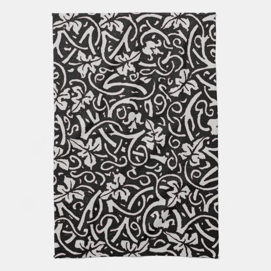 William Morris Grapevine Vine Leaf Pattern Küchentuch (Vertikal)