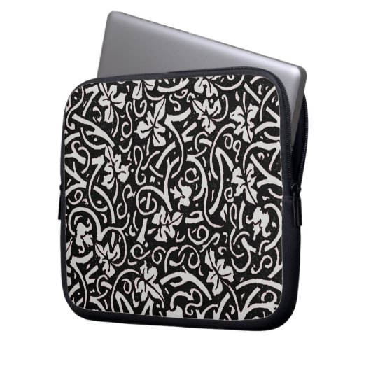 William Morris Grapevine Vine Leaf Pattern Laptopschutzhülle (Vorderseite Links)