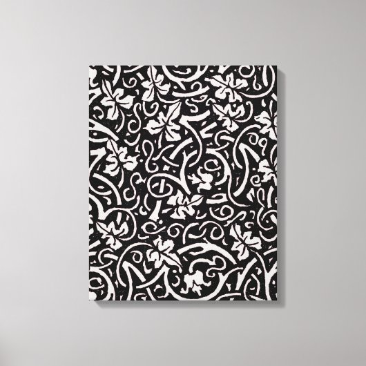 William Morris Grapevine Vine Leaf Pattern Leinwanddruck (Vorderseite)