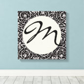 William Morris Grapevine Vine Leaf Pattern Leinwanddruck (Insitu (Holzboden))