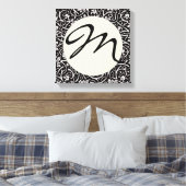 William Morris Grapevine Vine Leaf Pattern Leinwanddruck (Insitu (Schlafzimmer))