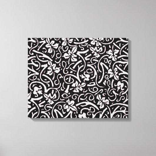 William Morris Grapevine Vine Leaf Pattern Leinwanddruck (Vorderseite)