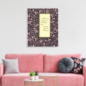 William Morris Grapevine Vine Leaf Pattern Leinwanddruck (Insitu (Wohnzimmer))