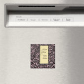 William Morris Grapevine Vine Leaf Pattern Magnet (In Situ (Geschirrspüler))