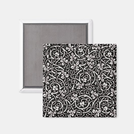 William Morris Grapevine Vine Leaf Pattern Magnet (Vorderseite/Rückseite)