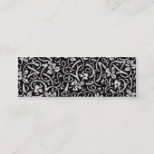 William Morris Grapevine Vine Leaf Pattern Mini Visitenkarte (Rückseite)