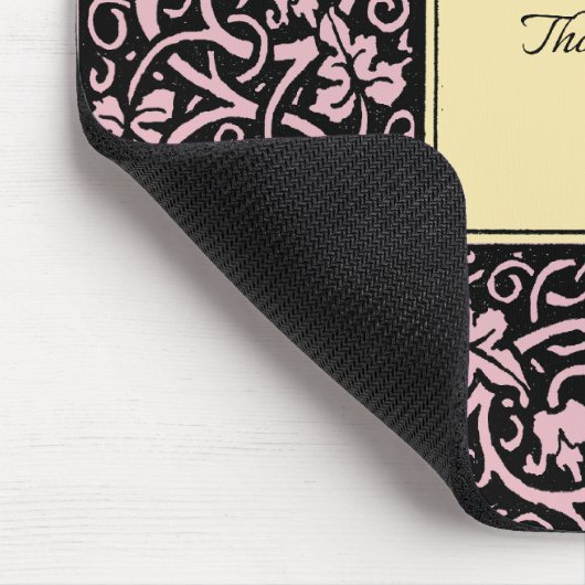 William Morris Grapevine Vine Leaf Pattern Mousepad (Ecke)