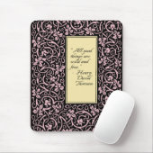 William Morris Grapevine Vine Leaf Pattern Mousepad (Mit Mouse)