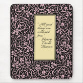 William Morris Grapevine Vine Leaf Pattern Mousepad (Vorne)