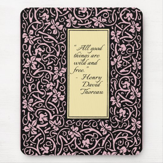 William Morris Grapevine Vine Leaf Pattern Mousepad (Vorne)