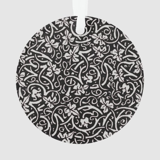 William Morris Grapevine Vine Leaf Pattern Ornament (Rückseite)