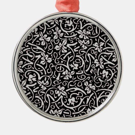 William Morris Grapevine Vine Leaf Pattern Ornament Aus Metall (Vorne)