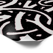 William Morris Grapevine Vine Leaf Pattern Poster (Ecke)