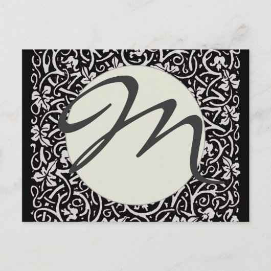 William Morris Grapevine Vine Leaf Pattern Postkarte (Vorderseite)