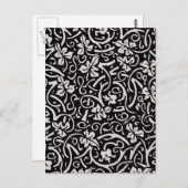 William Morris Grapevine Vine Leaf Pattern Postkarte (Vorne/Hinten)