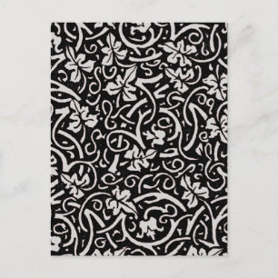 William Morris Grapevine Vine Leaf Pattern Postkarte