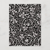 William Morris Grapevine Vine Leaf Pattern Postkarte (Vorderseite)