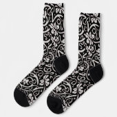 William Morris Grapevine Vine Leaf Pattern Socken (Linkes Detail)