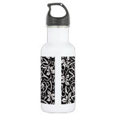 William Morris Grapevine Vine Leaf Pattern Trinkflasche (Rückseite)