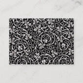 William Morris Grapevine Vine Leaf Pattern Visitenkarte (Rückseite)