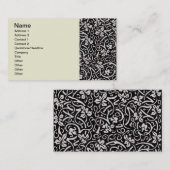 William Morris Grapevine Vine Leaf Pattern Visitenkarte (Vorne/Hinten)