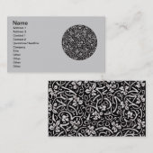 William Morris Grapevine Vine Leaf Pattern Visitenkarte (Vorne/Hinten)