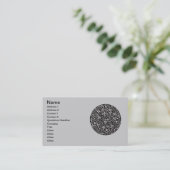 William Morris Grapevine Vine Leaf Pattern Visitenkarte (Stehend Vorderseite)