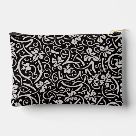 William Morris Grapevine Vine Leaf Pattern Zubehörtasche (Rückseite)