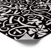 William Morris Grapevine Wallpaper Pattern Poster (Ecke)