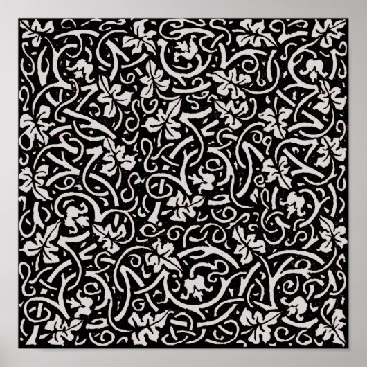 William Morris Grapevine Wallpaper Pattern Poster (Vorne)