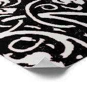 William Morris Grapevine Wallpaper Pattern Poster (Ecke)