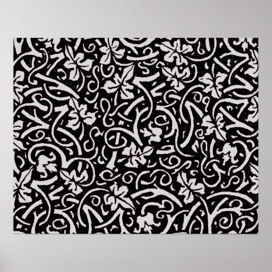 William Morris Grapevine Wallpaper Pattern Poster (Vorne)