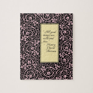 William Morris Grapevine Wallpaper Pattern Puzzle