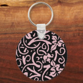 William Morris Grapevine Wallpaper Pattern Schlüsselanhänger (Vorderseite)