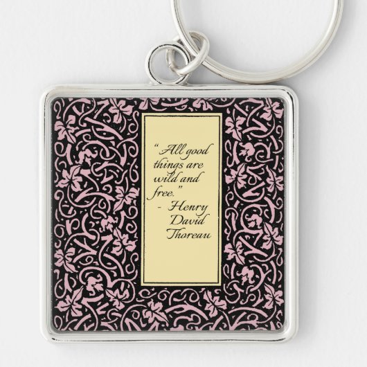 William Morris Grapevine Wallpaper Pattern Schlüsselanhänger (Vorne)