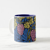 William Morris Grapevine (Wine Vines) Muster Zweifarbige Tasse (Vorderseite Links)
