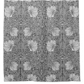 William morris, grauer Impernel, William, Art nouv Duschvorhang (Vorderseite)