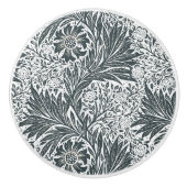 William * Morris Gray Floral Keramikknauf (Vorderseite)