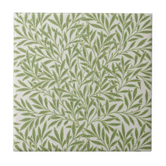 William Morris Green Floral Botanical Pattern Fliese