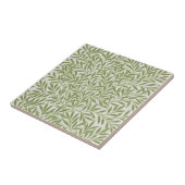 William Morris Green Floral Botanical Pattern Fliese (Seite)