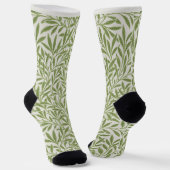 William Morris Green Floral Botanical Pattern Socken (Gewinkelt)