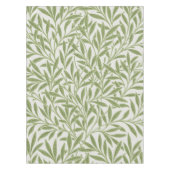 William Morris Green Floral Botanical Pattern Tischdecke (Vorderseite)