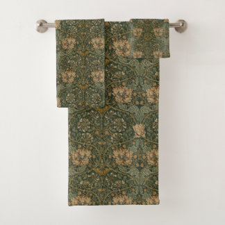 William Morris: Green Honeysuckle Badhandtuch Set