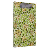 William Morris Green Honeysuckle Blumen-Wallpaper Klemmbrett (Rechts)