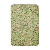 William Morris Green Honeysuckle Blumenwallpaper Badematte (Vorderseite Vertikal)