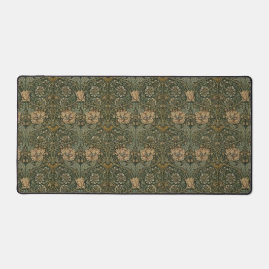 William Morris: Green Honeysuckle Desk Mat Schreibtischunterlage (Vorderseite)