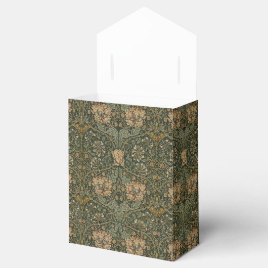 William Morris: Green Honeysuckle Favor Box Geschenkschachtel (Geöffnet)