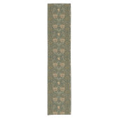 William Morris: Green Honeysuckle Table Runner Kurzer Tischläufer (Vorderseite)