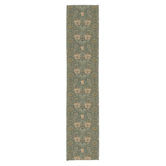 William Morris: Green Honeysuckle Table Runner Kurzer Tischläufer (Vorderseite)